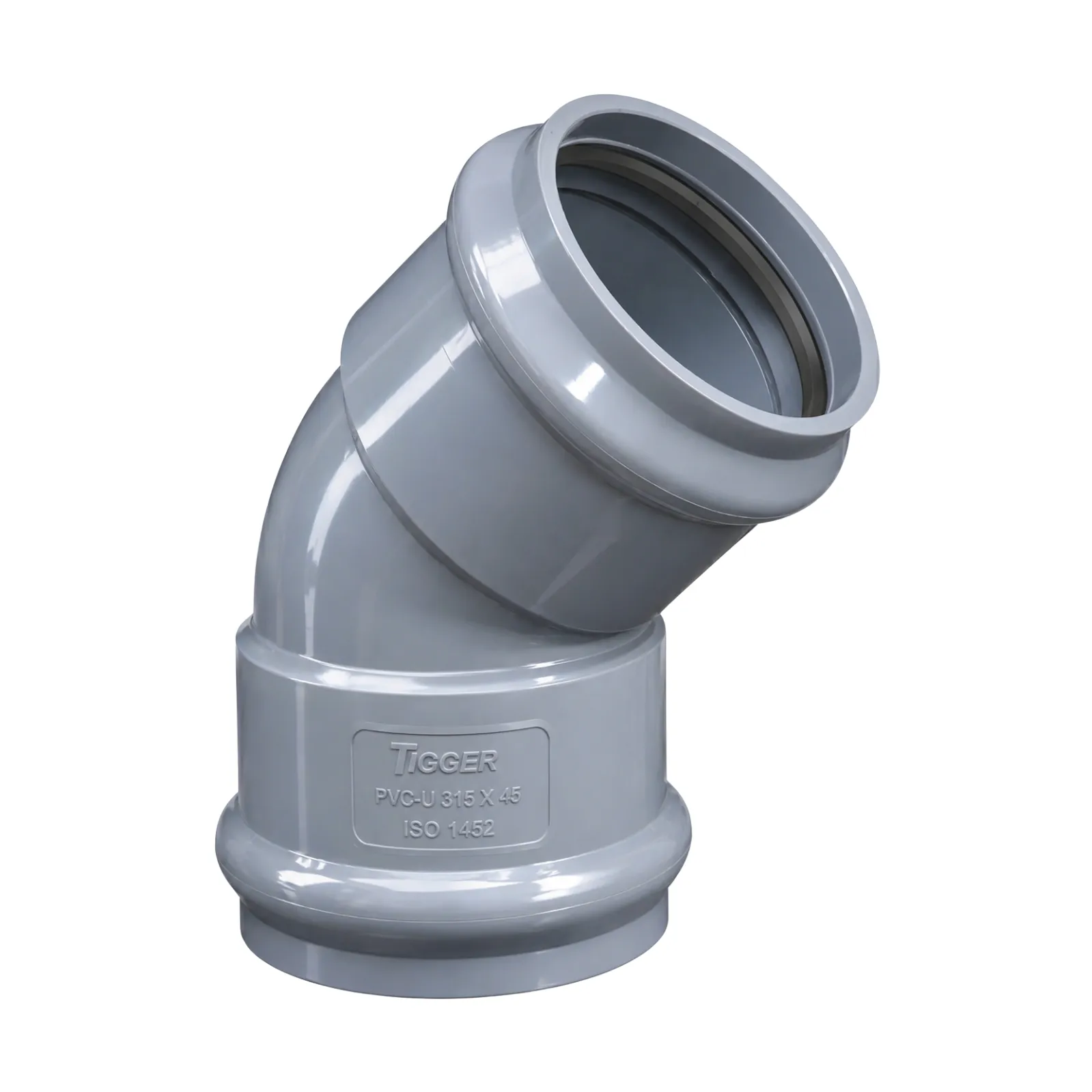 CODO UF PVC 45° PN10 INYECTADO NTPISO1452
