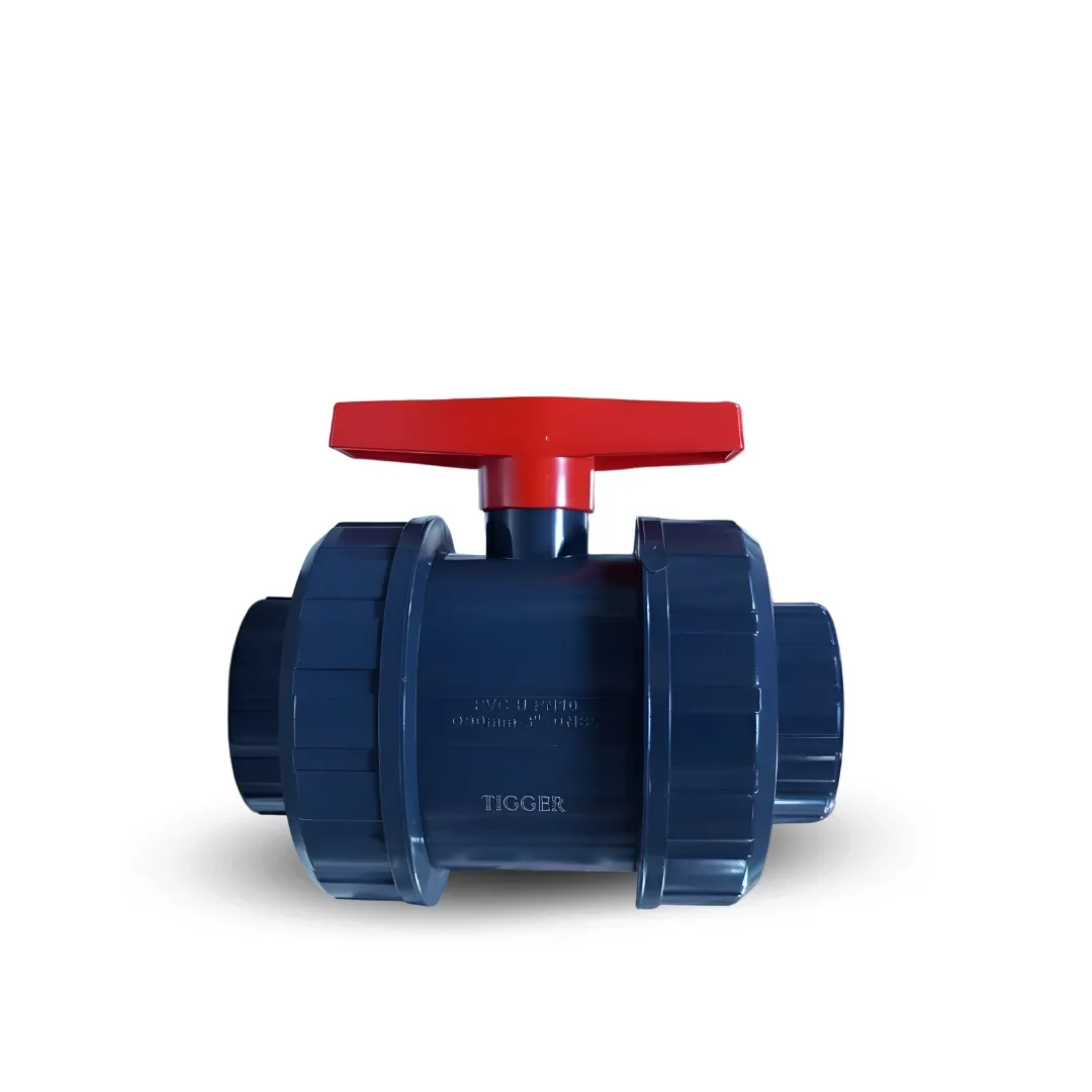 VALVULA DOBLE UNIVERSAL CR PVC PN10 INYECTADO NTP 399.019