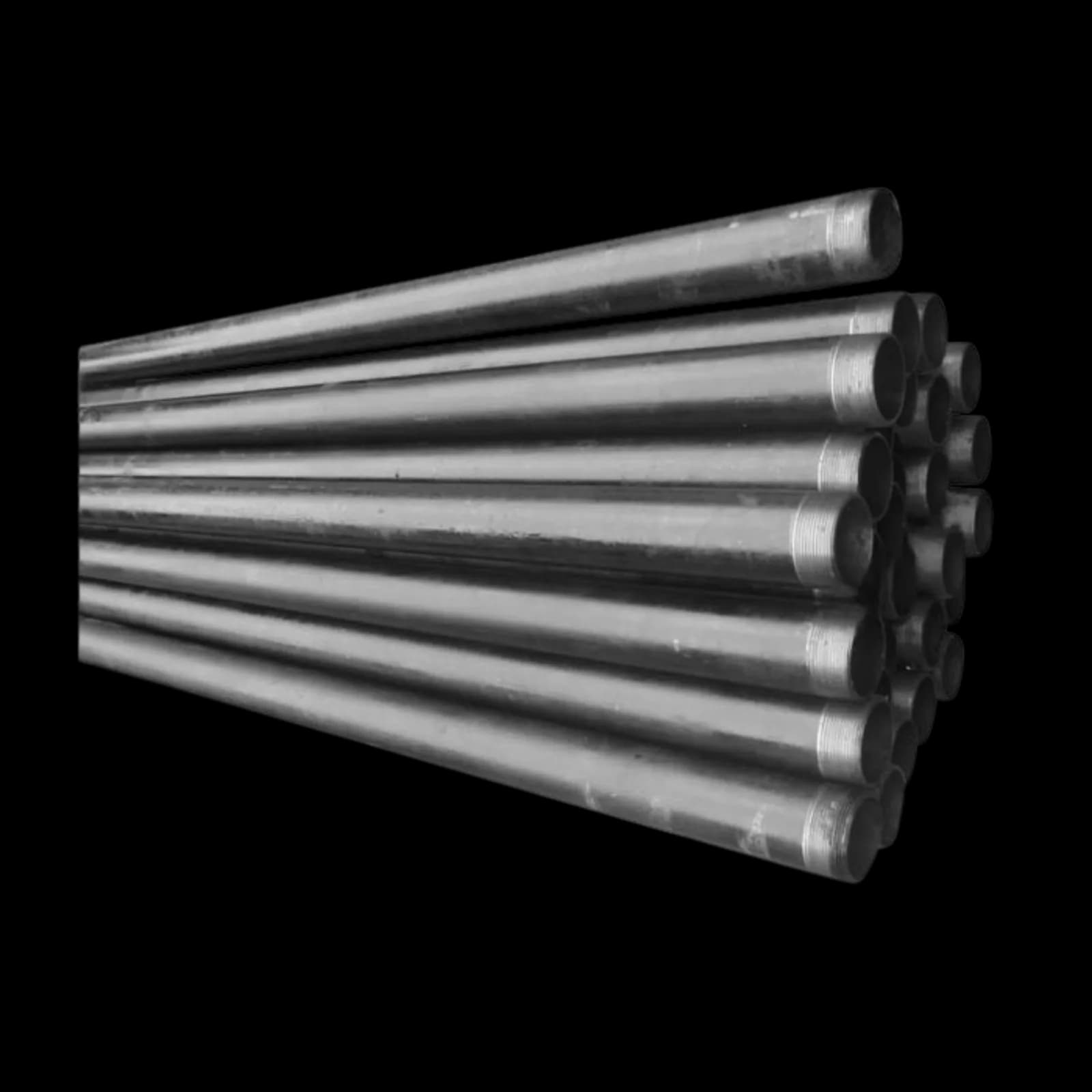 TUBO FIERRO NEGRO GALVANIZADO ISO 65 SERIE I C/ COSTURA NPT X 6.4 MT