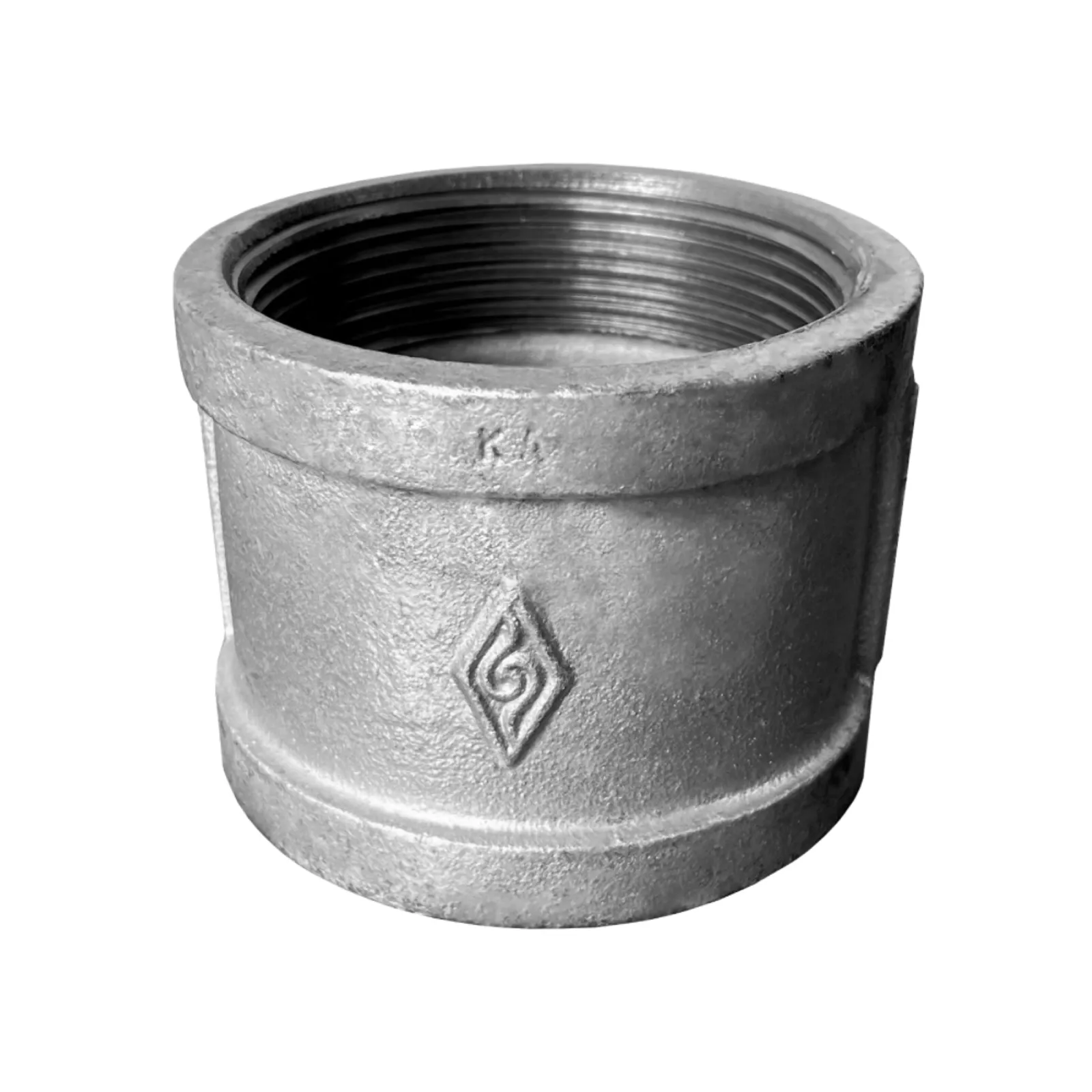 UNION FIERRO MALEABLE GALVANIZADO X 45° CLASE 150 ROSCA NPT UL/FM