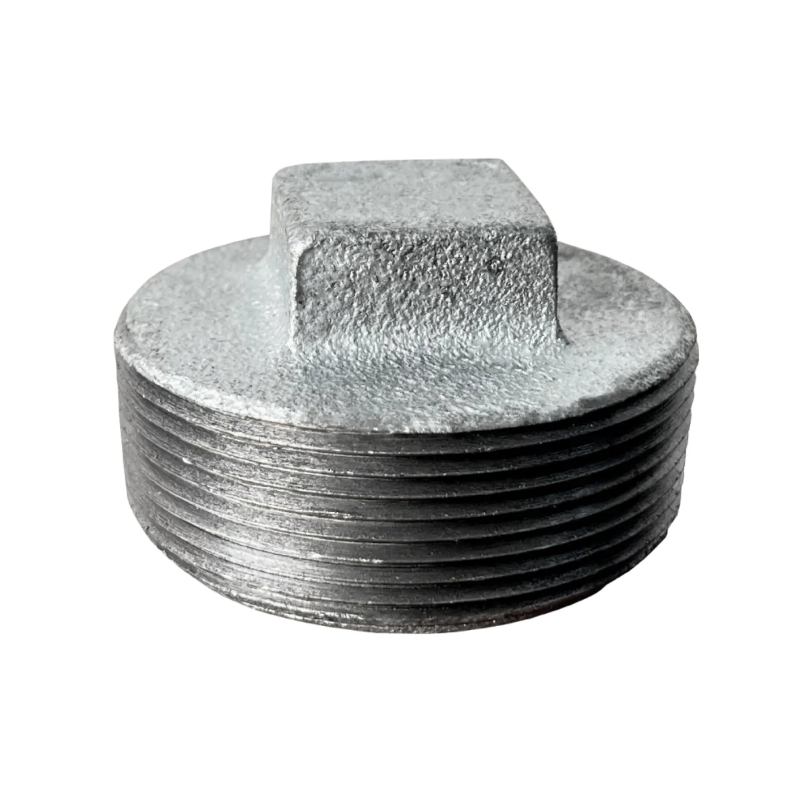 TAPON MACHO FIERRO MALEABLE GALVANIZADO X 45° CLASE 150 ROSCA NPT UL/FM